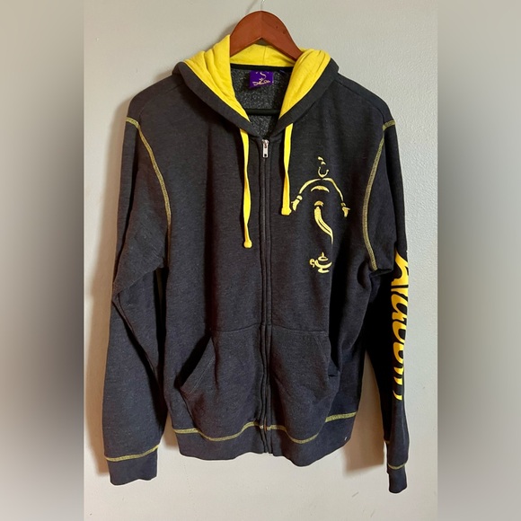 Disney Aladdin Vtg Zip up Sweater - Picture 5 of 9